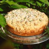 Lemon Rosemary Crumb Cake